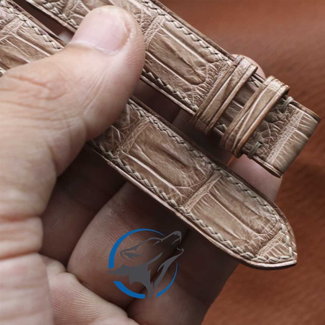 Dây Đồng Hồ Da Cá Sấu DDH-CS003