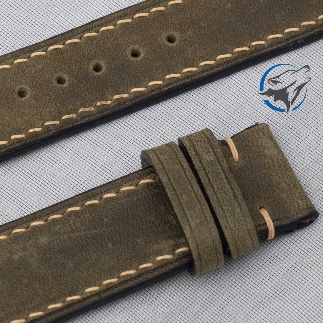 Dây Đồng Hồ Da Bò Sáp DDH-DB011