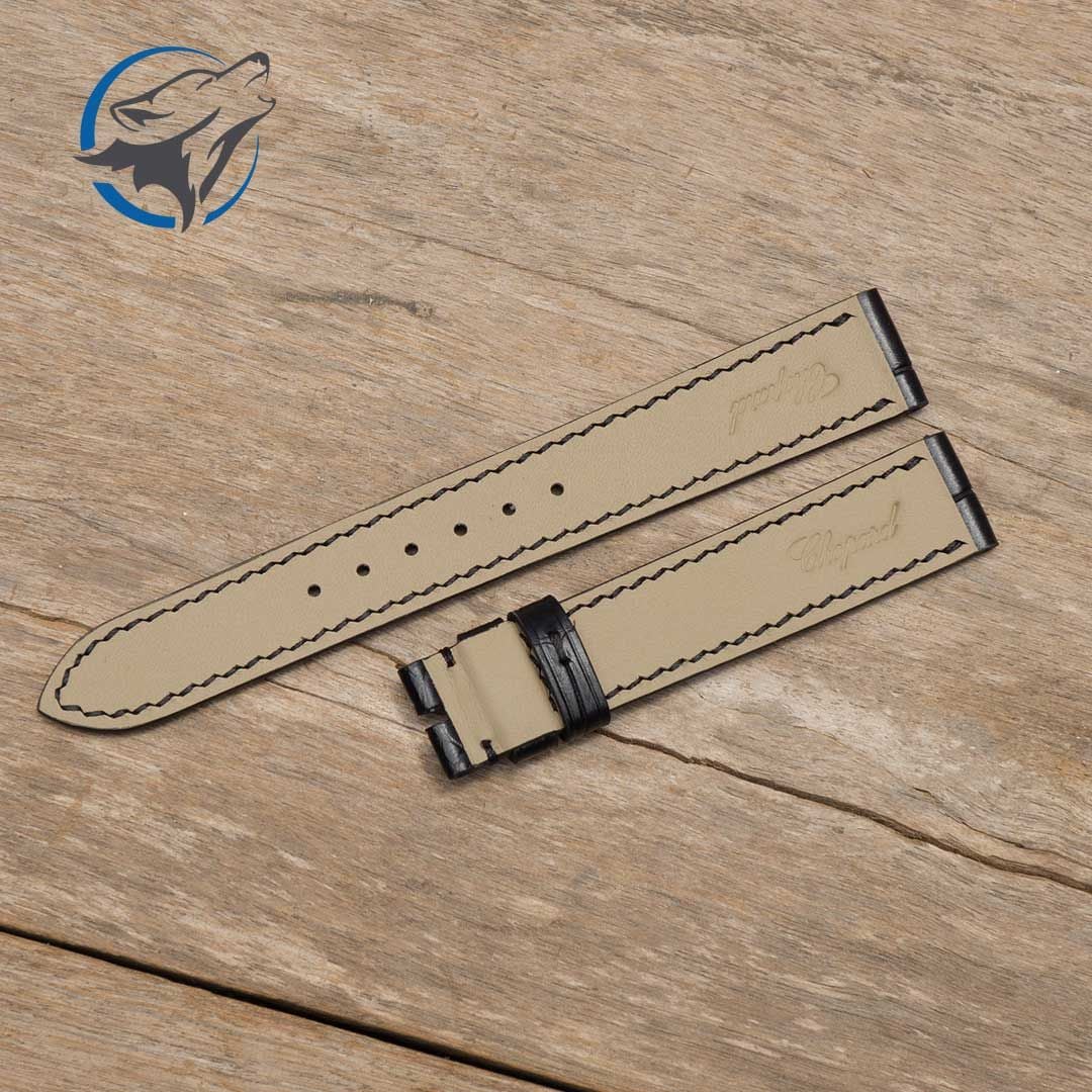 Dây Da Đồng Hồ Cá Sấu Nhập Khẩu DDH-CS041