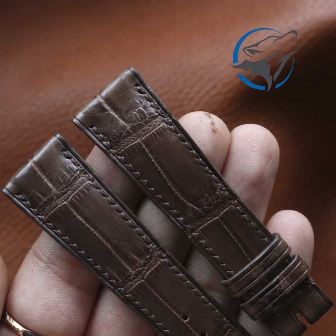 Dây Đồng Hồ Da Cá Sấu DDH-CS002