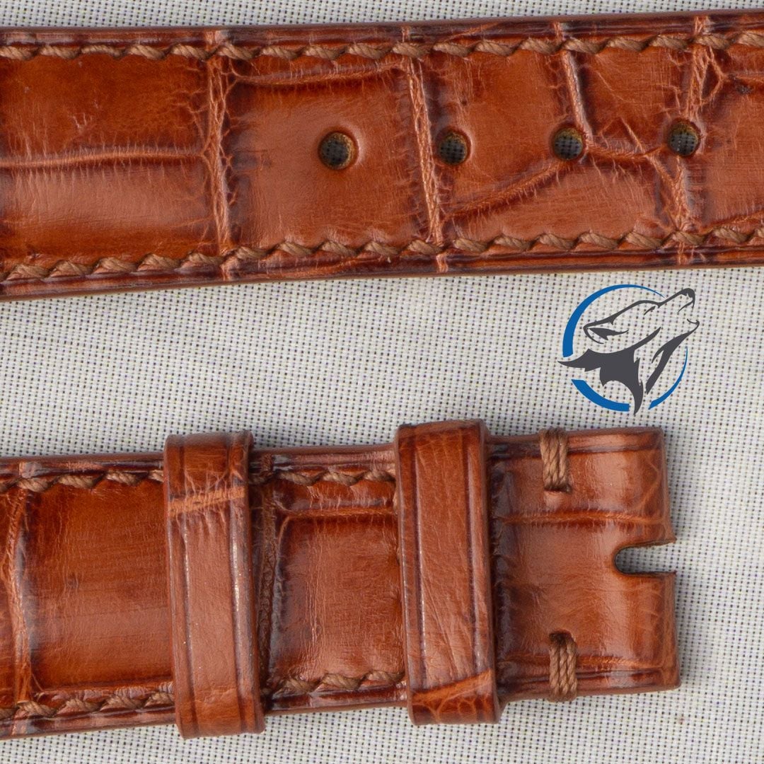 Dây Đồng Hồ Cá Sấu Cao Cấp Size 21-18 DDH-CS045