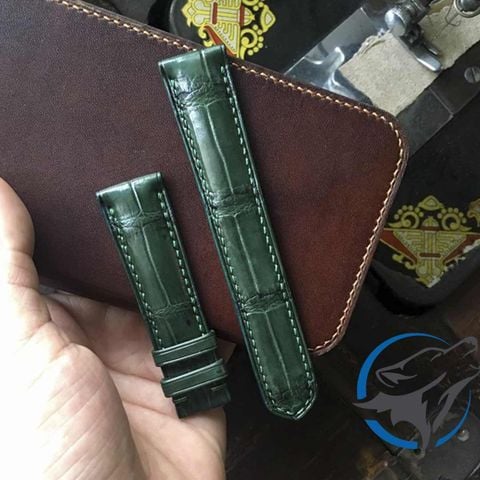 Dây Đồng Hồ Da Cá Sấu DDH-CS017