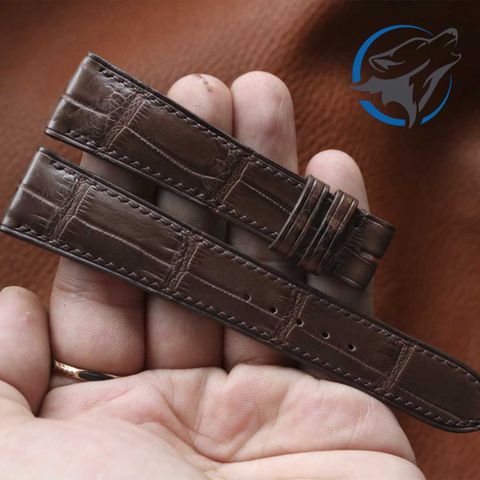 Dây Đồng Hồ Da Cá Sấu DDH-CS002