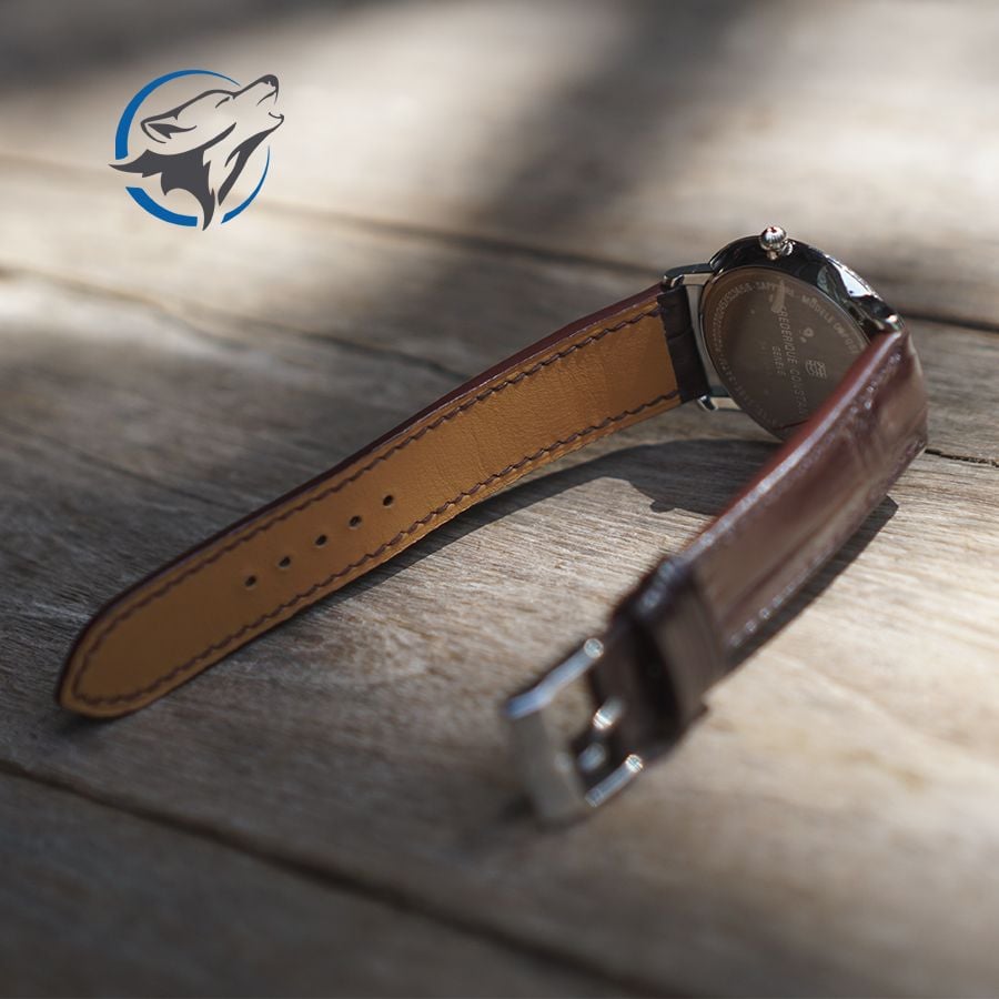 Dây Đồng Hồ Nam Da Cá Sấu DDH001