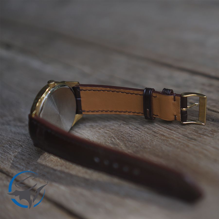 Dây Đồng Hồ Da Cá Sấu DDH002