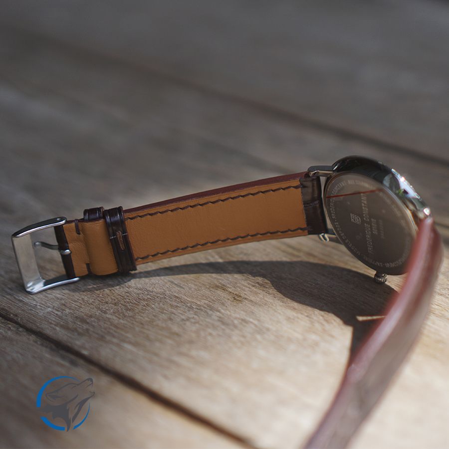 Dây Đồng Hồ Nam Da Cá Sấu DDH001