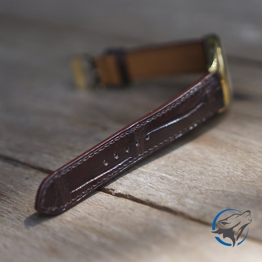 Dây Đồng Hồ Da Cá Sấu DDH002