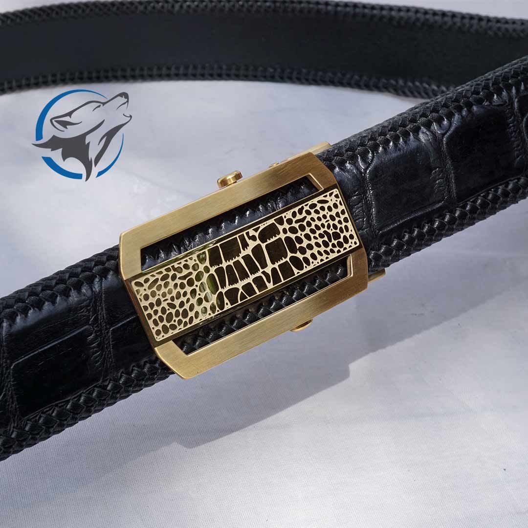 Thắt Lưng Da Cá Sấu Cao Cấp TLCS-012