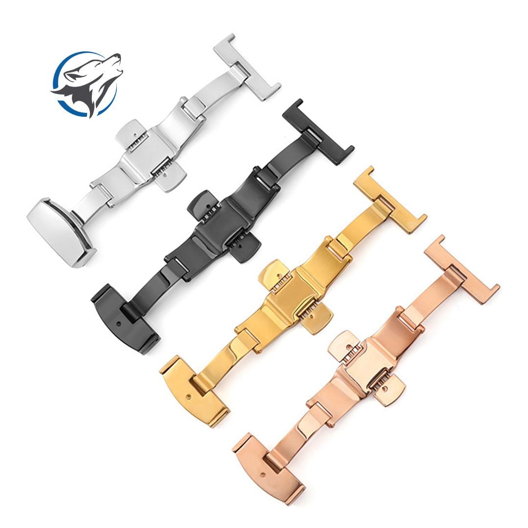 Khóa Bướm Dây Da Đồng Hồ KDH-006