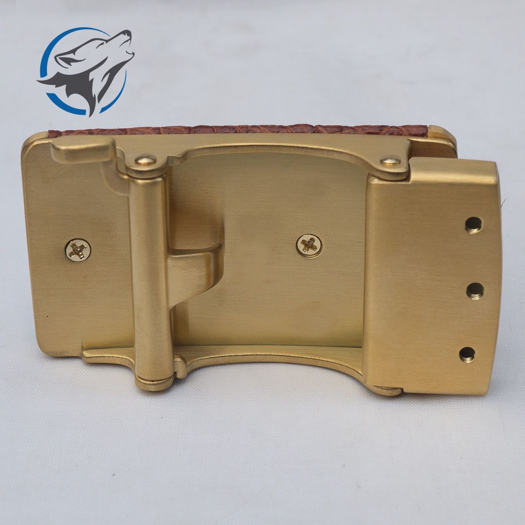 Đầu Khóa Dây Lưng Tự Động Dán Da Cá Sấu MTL-152