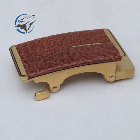 Đầu Khóa Dây Lưng Tự Động Dán Da Cá Sấu MTL-152