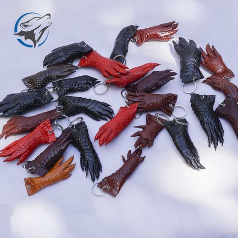 Móc Khóa Da Chân Cá Sấu MK-CS004