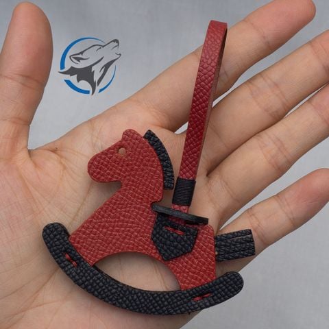 Móc Khóa Da Hình Ngựa