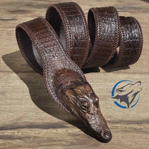 Thắt Lưng Đầu Cá Sấu TL-CS002