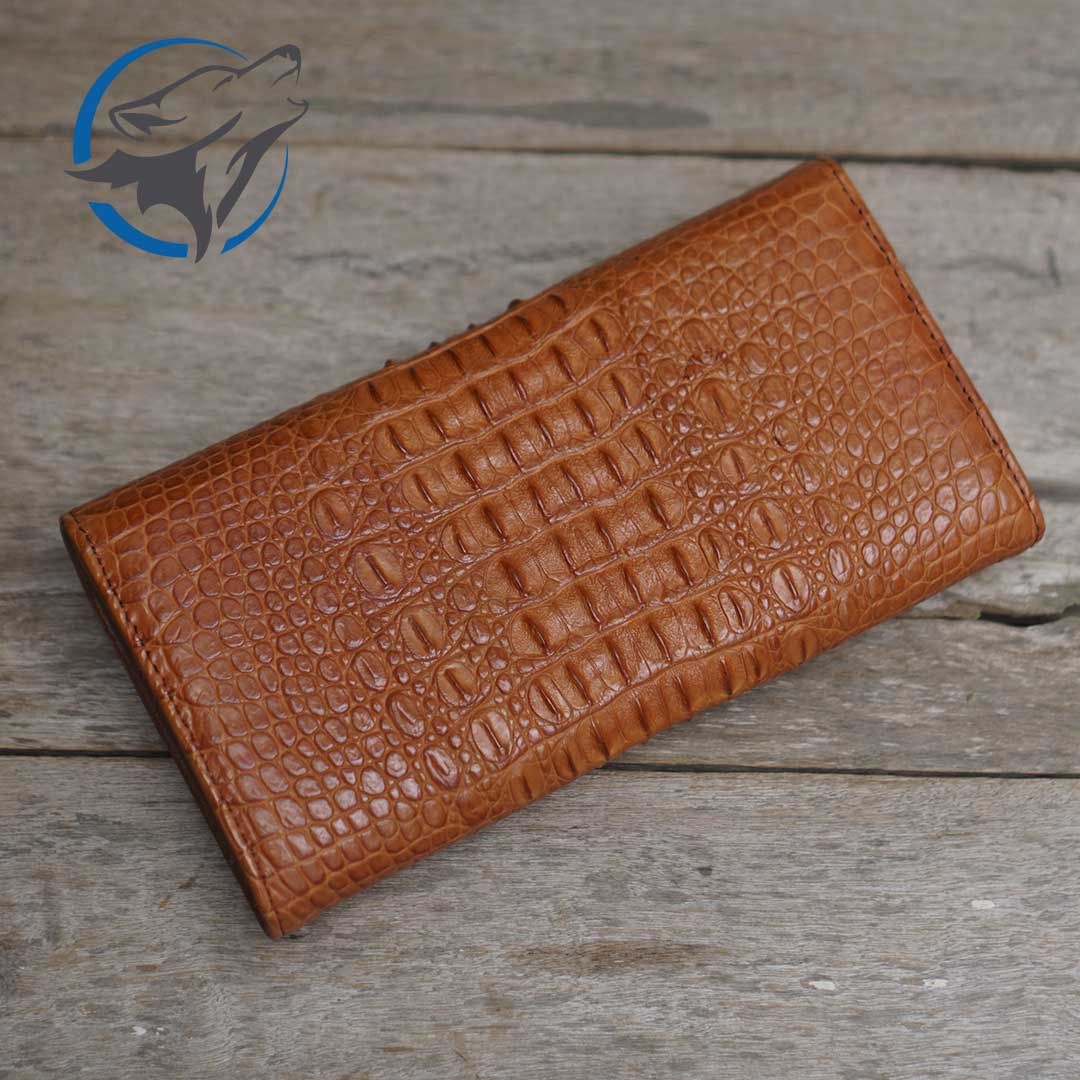 Ví Da Cá Sấu Cầm Tay Nữ VDN-TCS002