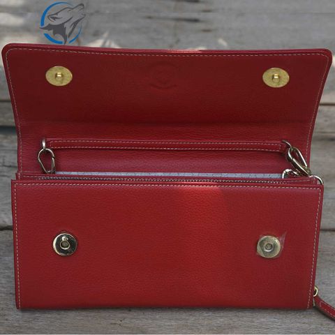 Ví Nữ Cầm Tay Da Thật VDN-CT002