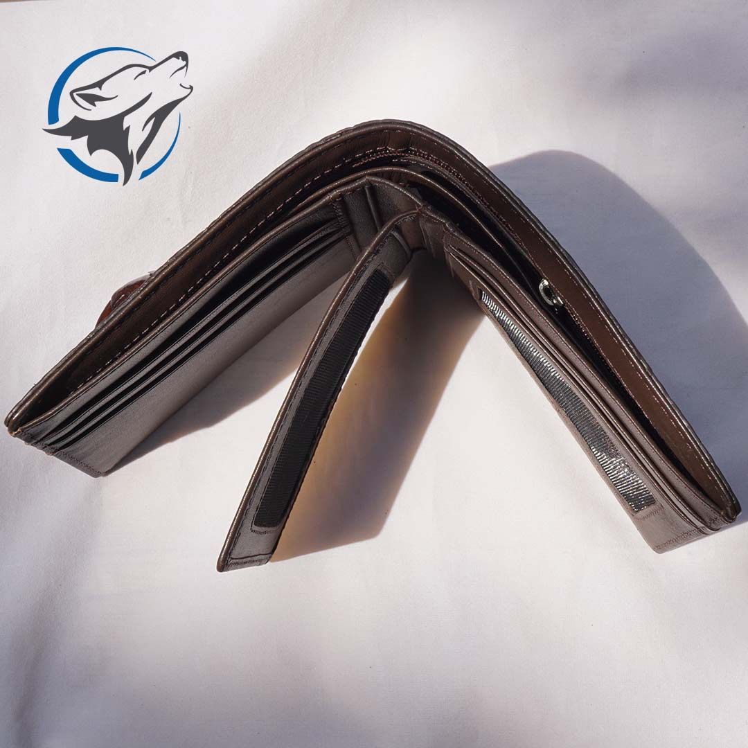 Ví Da Chân Cá Sấu Màu Nâu VCS-014