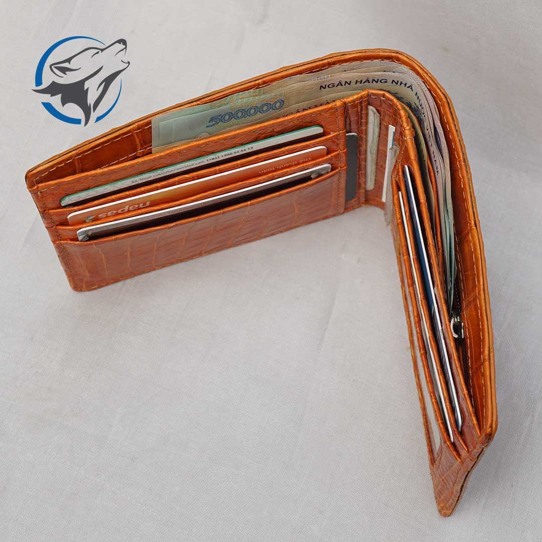 Bóp Da Cá Sấu 2 Mặt VCS-049