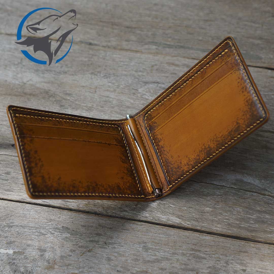 Ví Kẹp Tiền Da Bò VKT002