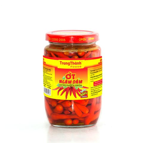 TrungThành Hot Red Chilli in Vinegar 320gr