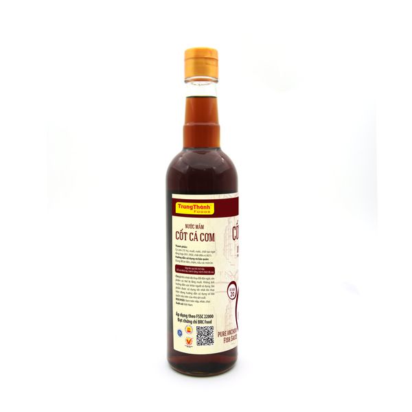 PURE ANCHOVY FISH SAUCE 500ML TrungThành Foods