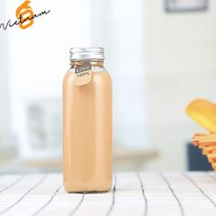 Chai thủy tinh tròn nắp nhôm 300ml