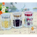 Hũ thủy tinh lục giác cao cấp