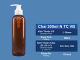 Chai PET vòi bơm 300ml