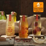 Chai thủy tinh tròn nắp thiếc 250ml