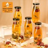 Chai thủy tinh tròn nắp thiếc 310ml