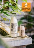 Chai thủy tinh tròn nắp thiếc 1000ml