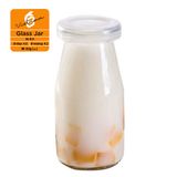 Hũ thủy tinh pudding cao nắp nhựa 100ml