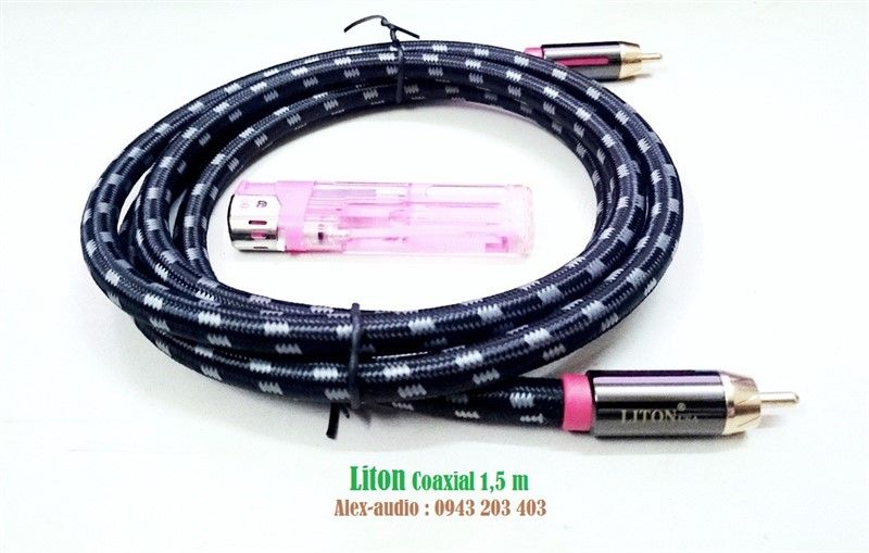 Dây Liton Coxial RCA (1 Mét)