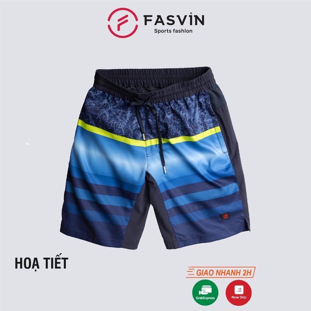  Quần đùi nam thể thao cao cấp Fasvin S21466 vải gió thun co giãn mềm mát 