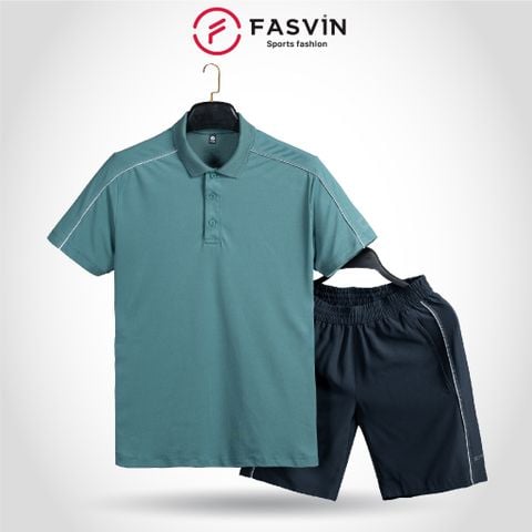  Bộ Quần Áo Thể Thao Nam Polo FASVIN AB25661 Mềm mại co giãn thoáng mát 