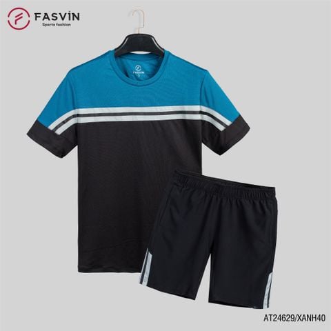  Bộ quần áo thể thao nam FASVIN AT24629 chất vải mềm nhẹ co giãn thoải mái 