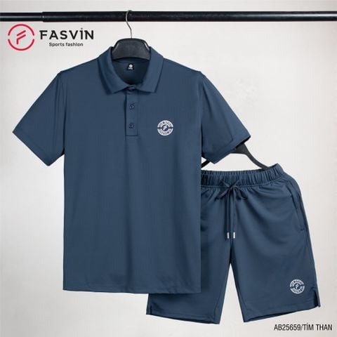  Bộ Quần Áo Thể Thao Nam Polo FASVIN AB25659 Mềm mại co giãn thoáng mát 