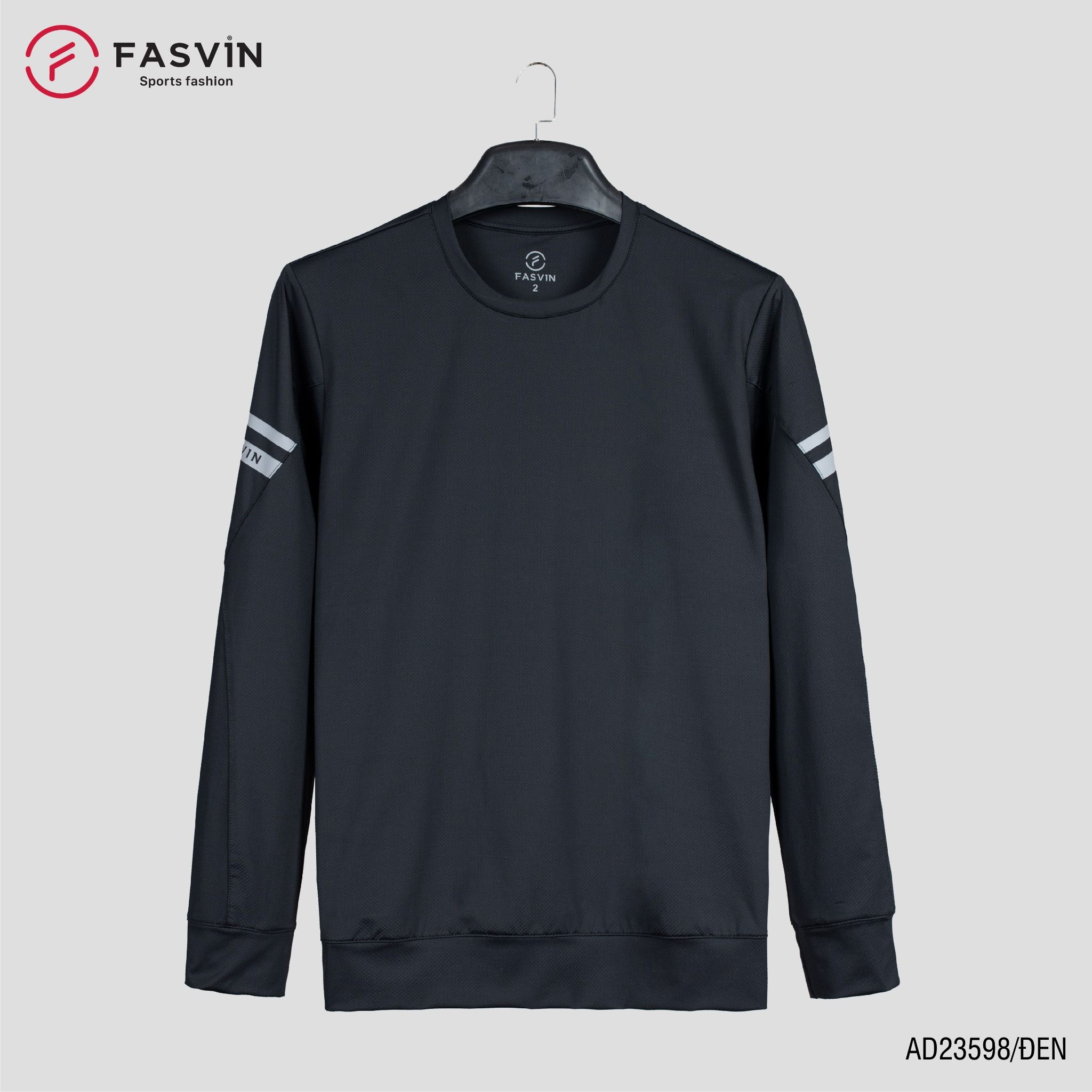  Áo thun dài tay nam Fasvin AD23598 chất vải Nylon cao cấp mềm mại co giãn hàng đẹp chính hãng 