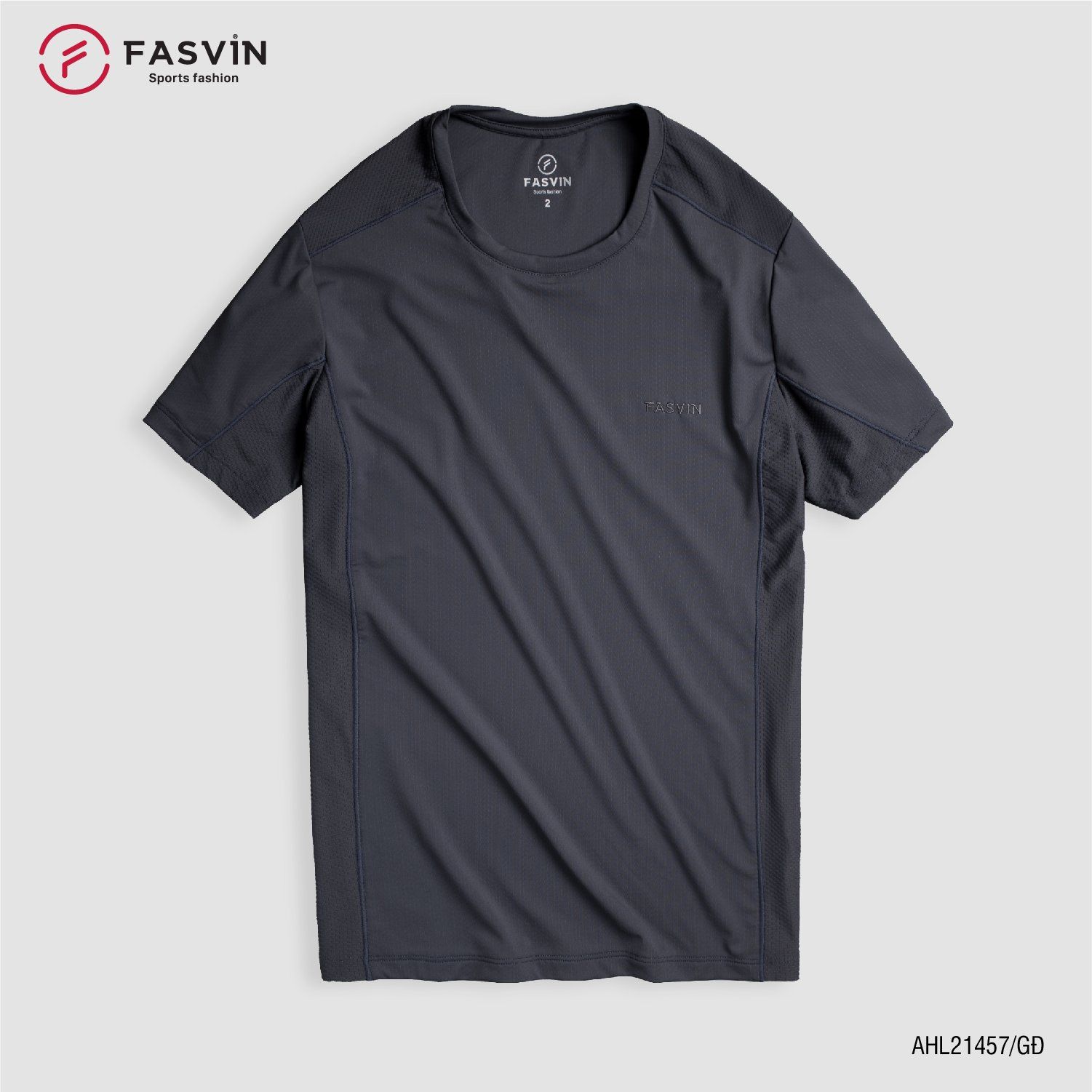  Áo thun thể thao nam Fasvin AHL21457 chất Nylon cao cấp vải mềm mịn thoáng mát thoải mái 