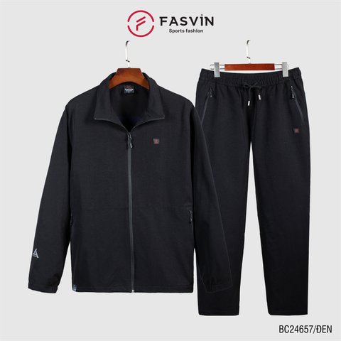  Bộ Quần Áo Gió Dày Nam Lót Nỉ Fasvin BC24657 Gấu Áo Suông Bền Đẹp Ấm Áp. 