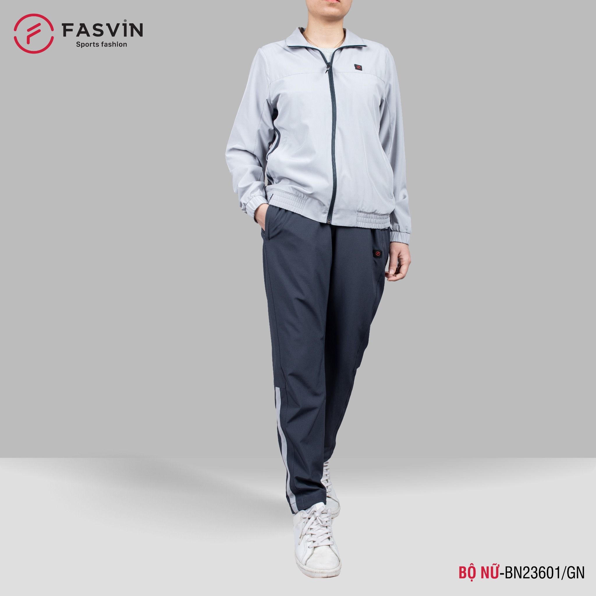  Bộ quần áo gió nữ 2 lớp FASVIN BN23601 vải thể thao cao cấp 02 lớp hàng chính hãng 