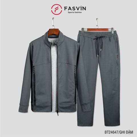  Bộ thun thể thao nam 01 lớp Fasvin BT24647 vải Nylon cao cấp co giãn thoải mái chất lượng tốt 