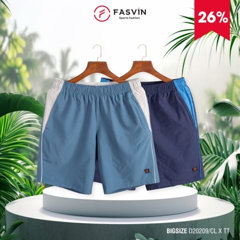  Combo Quần đùi nam Big Size Fasvin D20209 x D20210 