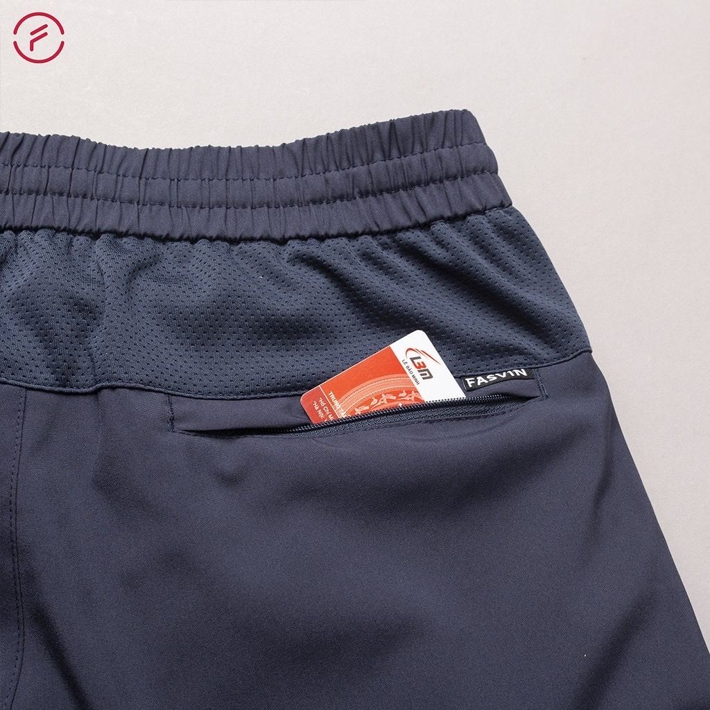  Quần đùi nam thể thao cao cấp Fasvin S21466 vải gió thun co giãn mềm mát 
