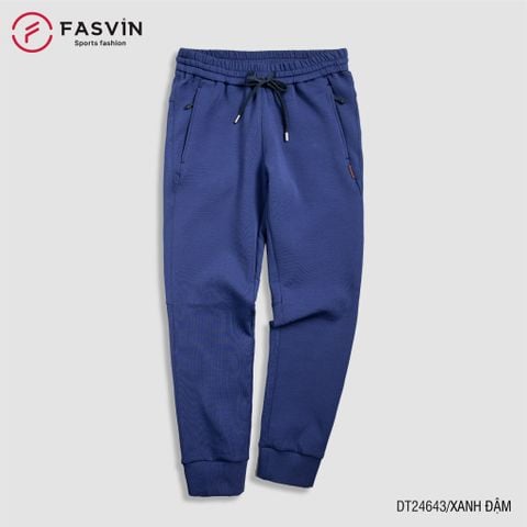  Quần Dài Thể Thao Nam Cao Cấp FASVIN DT24643 Vải Nỉ 01 lớp Hàng Nhà Máy Chất Lượng Cao 