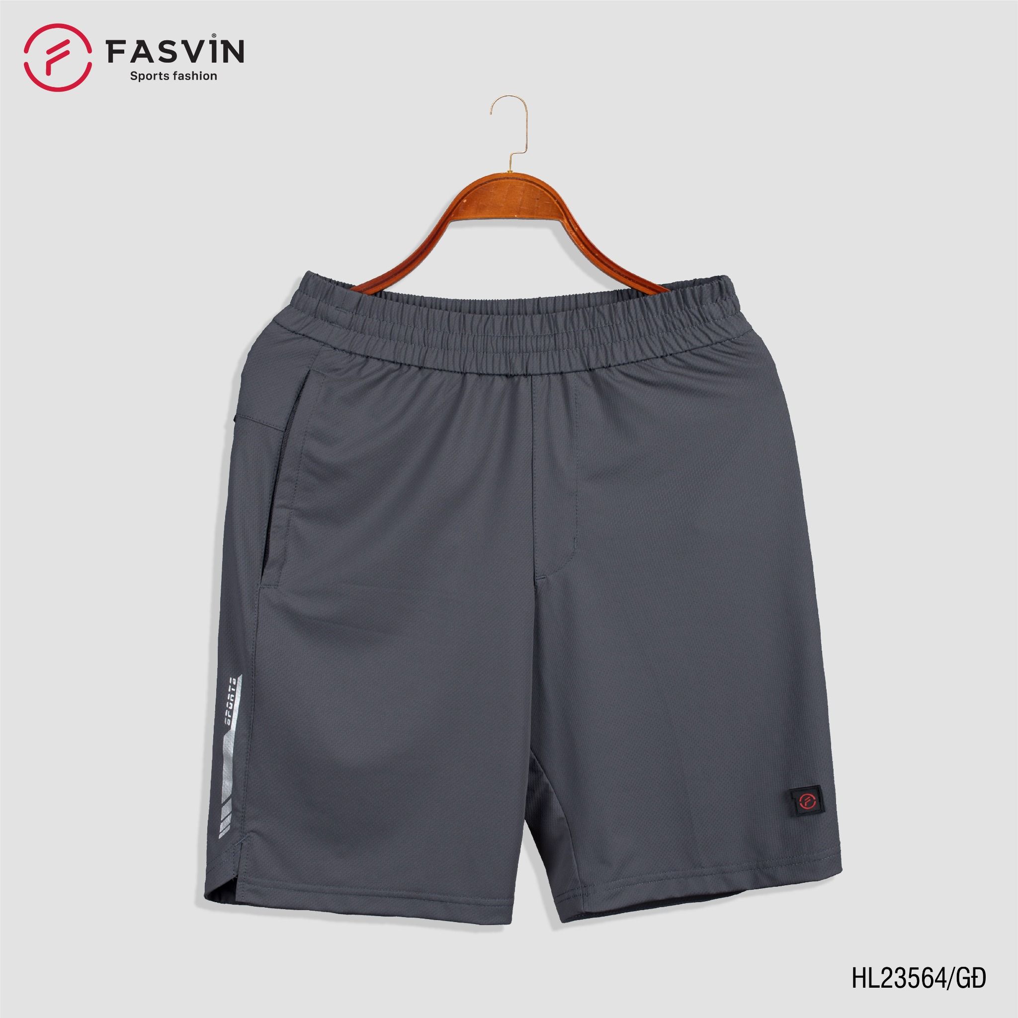  Quần short thể thao nam Fasvin HL23564 chất liệu cao cấp mềm mịn, không nhăn co giãn thoải mái 