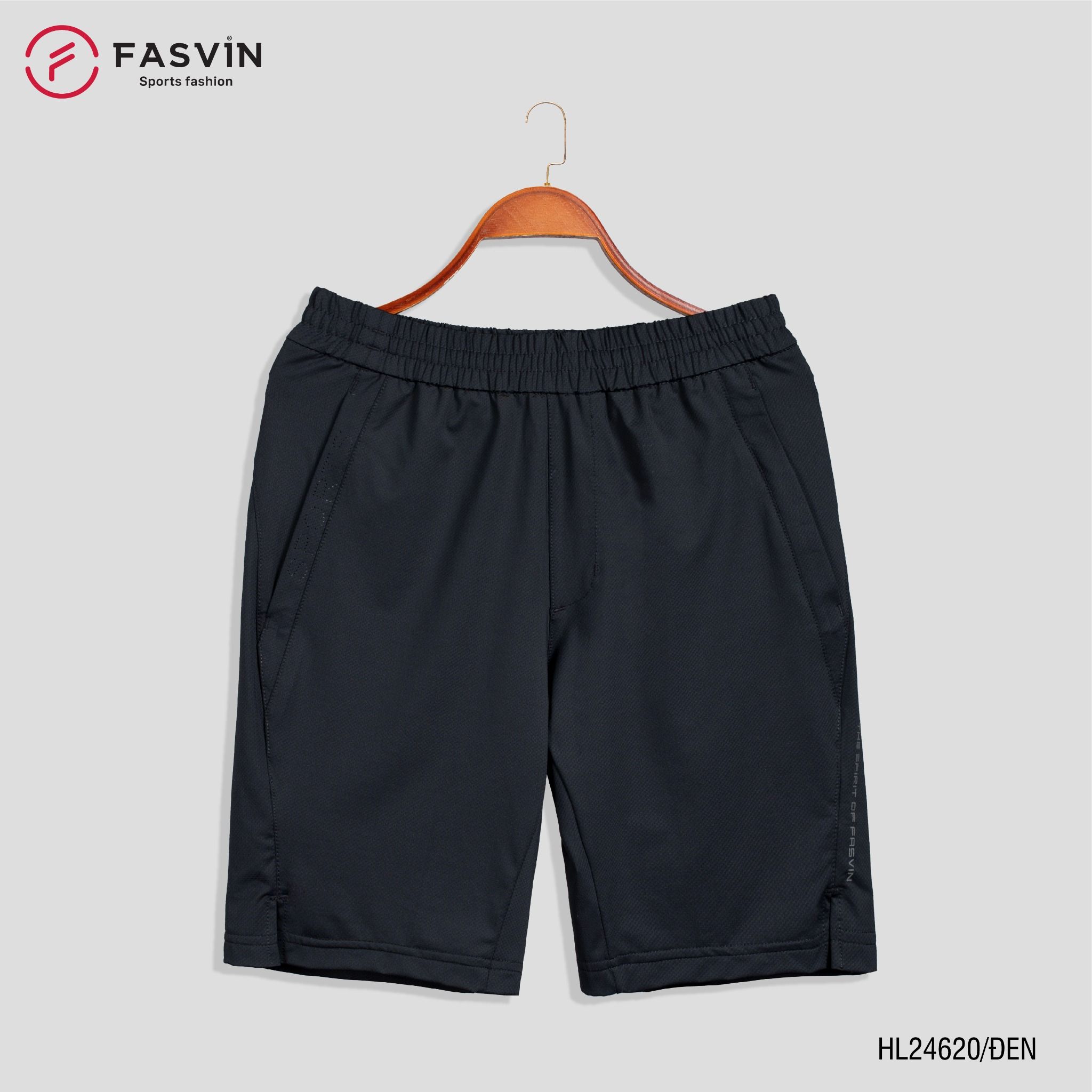  Quần short thể thao nam Fasvin HL24620 chất liệu cao cấp mềm mịn, không nhăn co giãn thoải mái 
