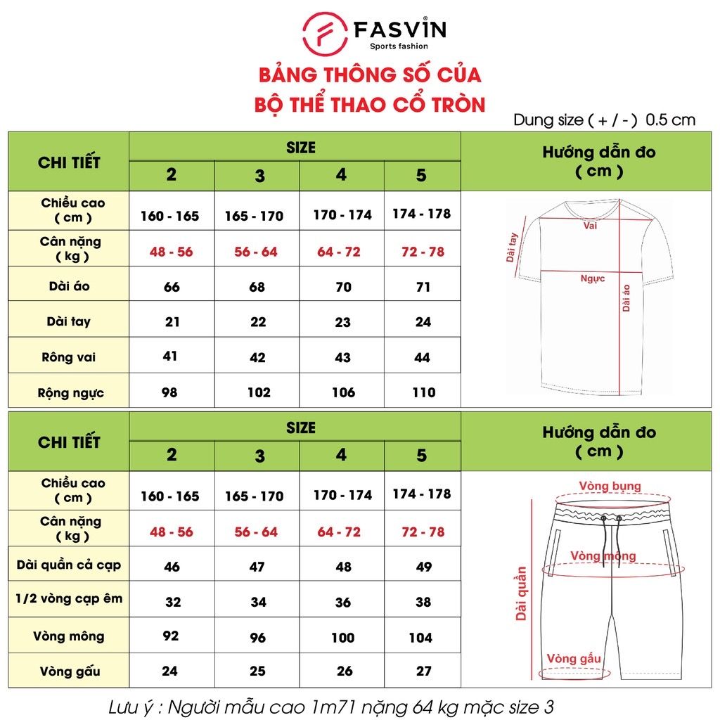  Bộ thể thao nam Fasvin chất vải gió chun 2 lớp co giãn mềm mại BC22521 