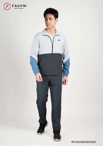  Bộ Quần Áo Gió Thể Thao Nam FASVIN BC24634 02 Lớp Lót Thun Dày Dặn Ấm Áp Chất Vải Và Phom Dáng Rất Đẹp 