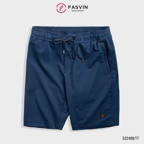  Quần short thể thao nam Fasvin S22489 vải sợi tre cao cấp, mềm nhẹ co giãn dễ chịu 